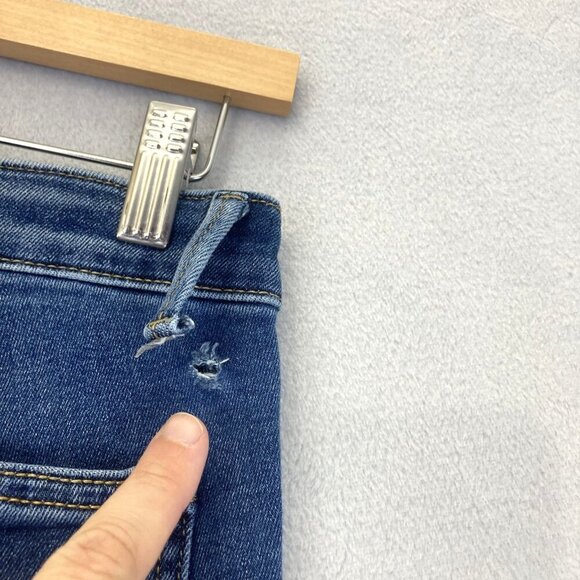 Free People Driftwood Farrah Flare Jeans Womens 28 Blue High Rise Stretch Denim - Picture 4 of 13